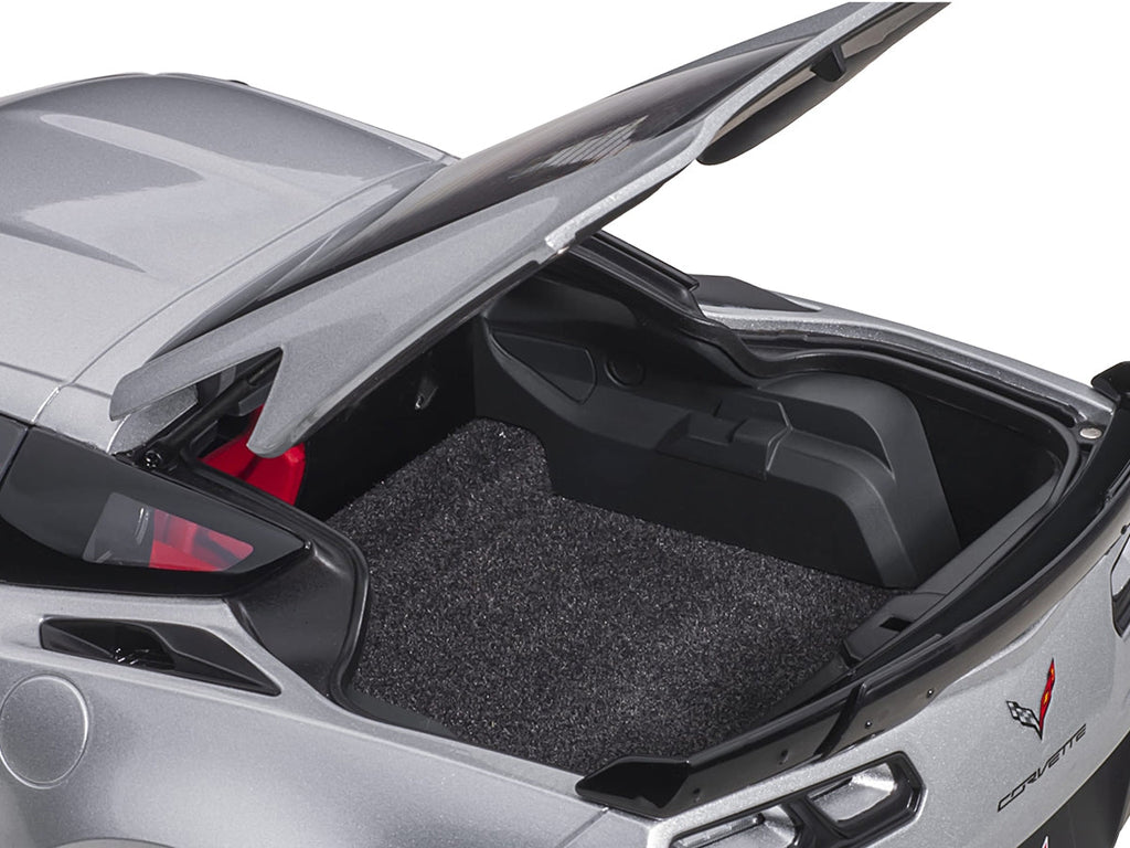 Chevrolet Corvette C7 Z06 Blade Silver 1/18 Model Car by Autoart