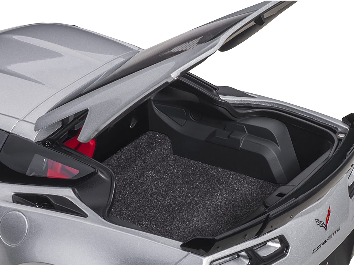 Chevrolet Corvette C7 Z06 Blade Silver 1/18 Model Car by Autoart