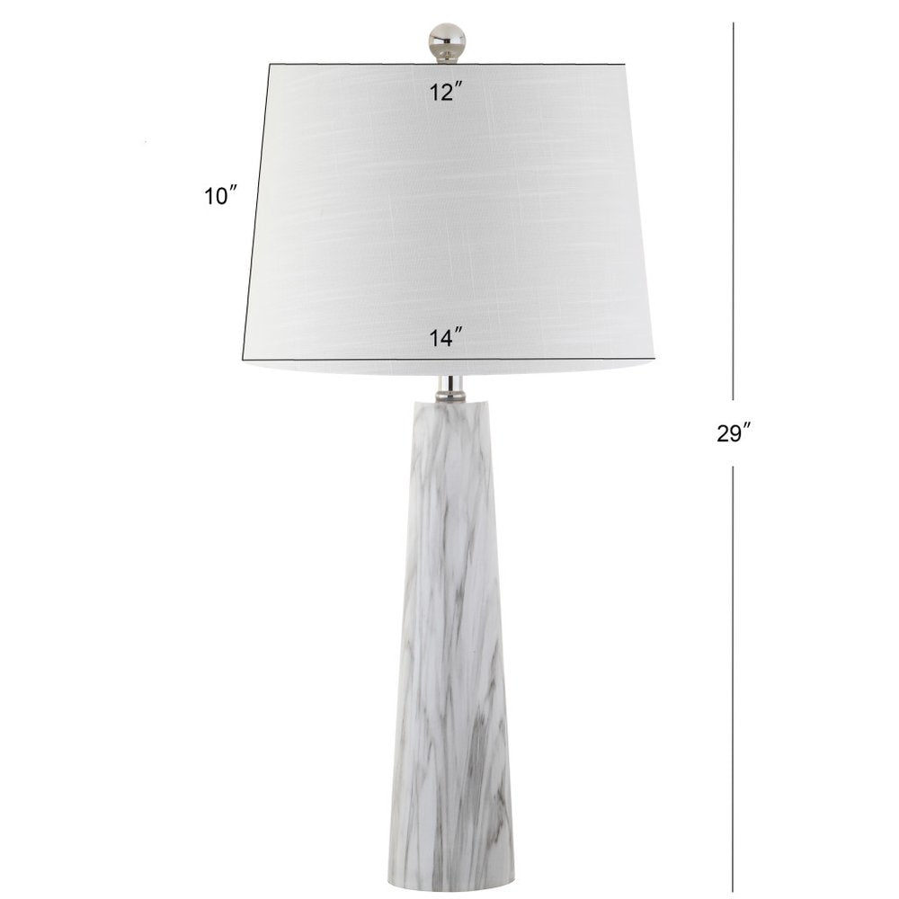 29" Clear Novelty Table Lamp LED With Drum Shade