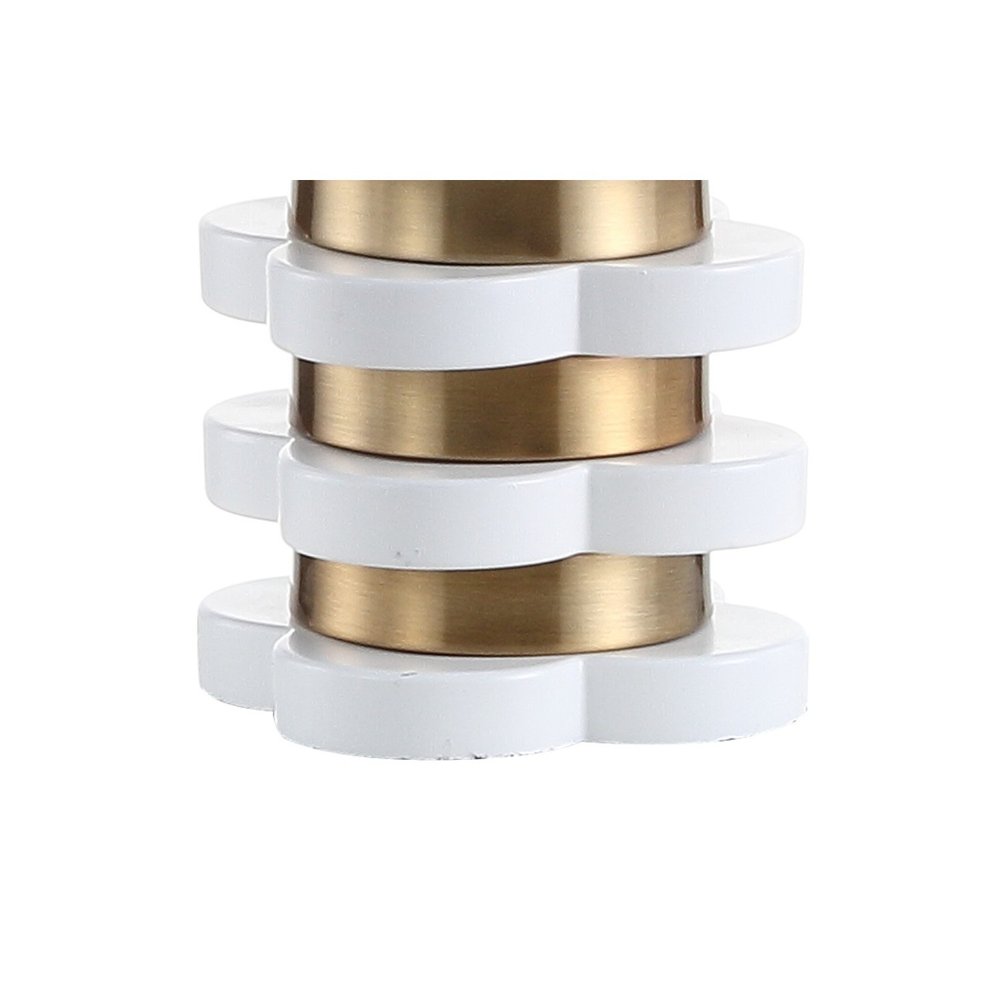 27" White Novelty Table Lamp LED With Drum Shade