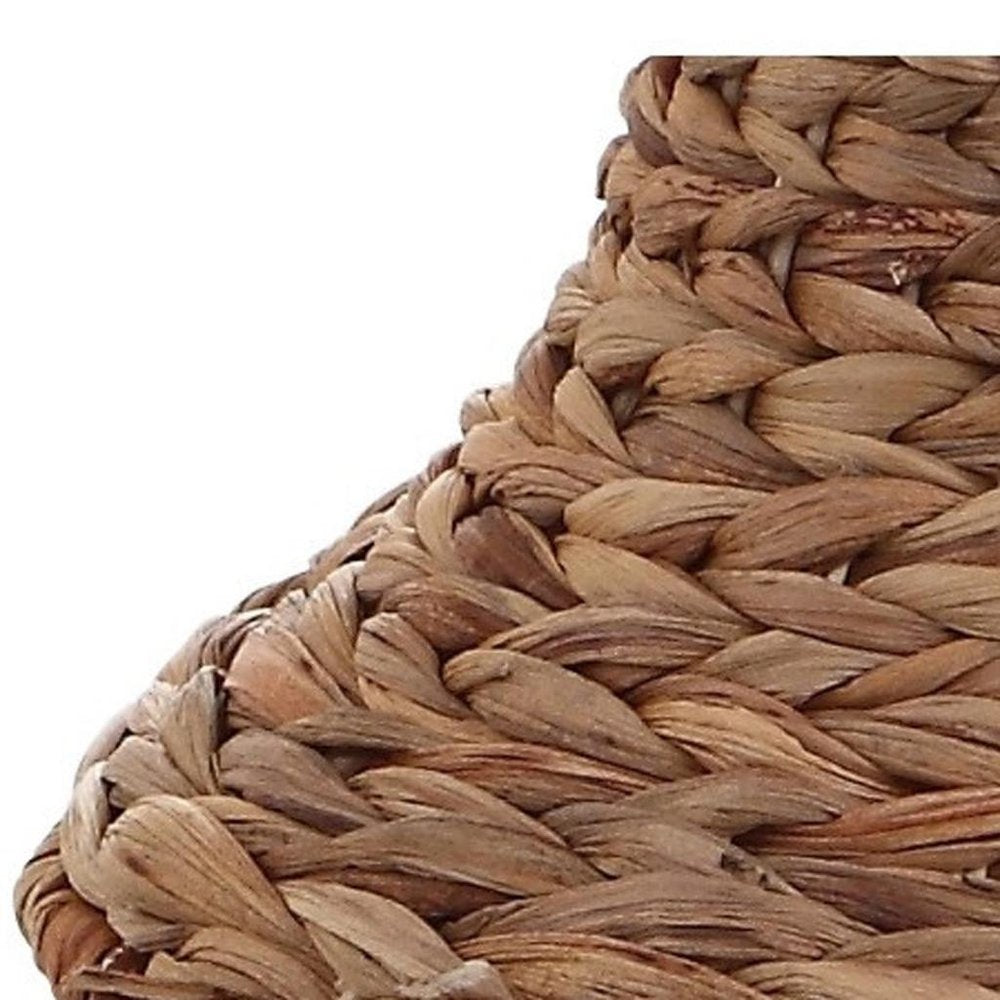31" Natural Urn Table Lamp LED With Drum Shade
