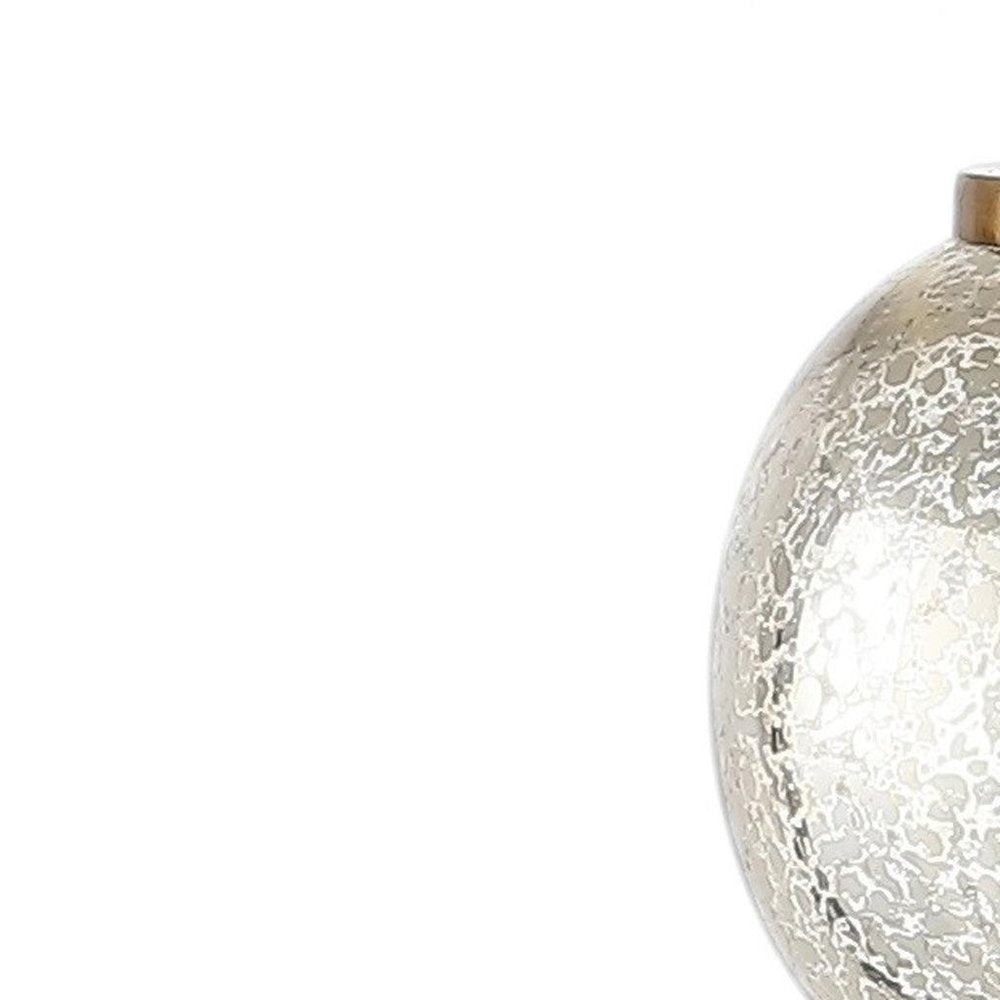 21" Gold Novelty Table Lamp LED With Globe Shade