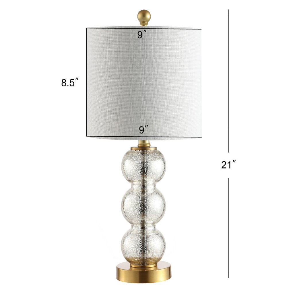 21" Gold Novelty Table Lamp LED With Globe Shade