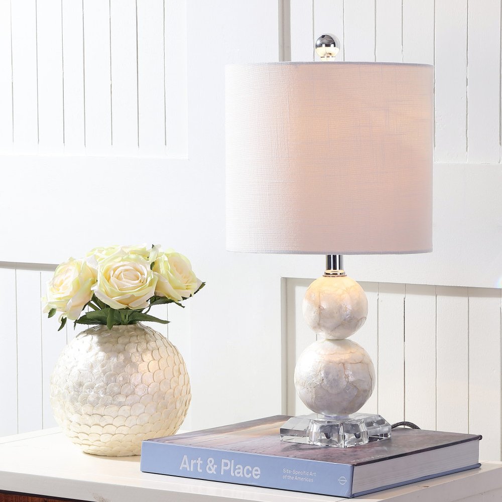 19" Clear Novelty Table Lamp LED With Globe Shade
