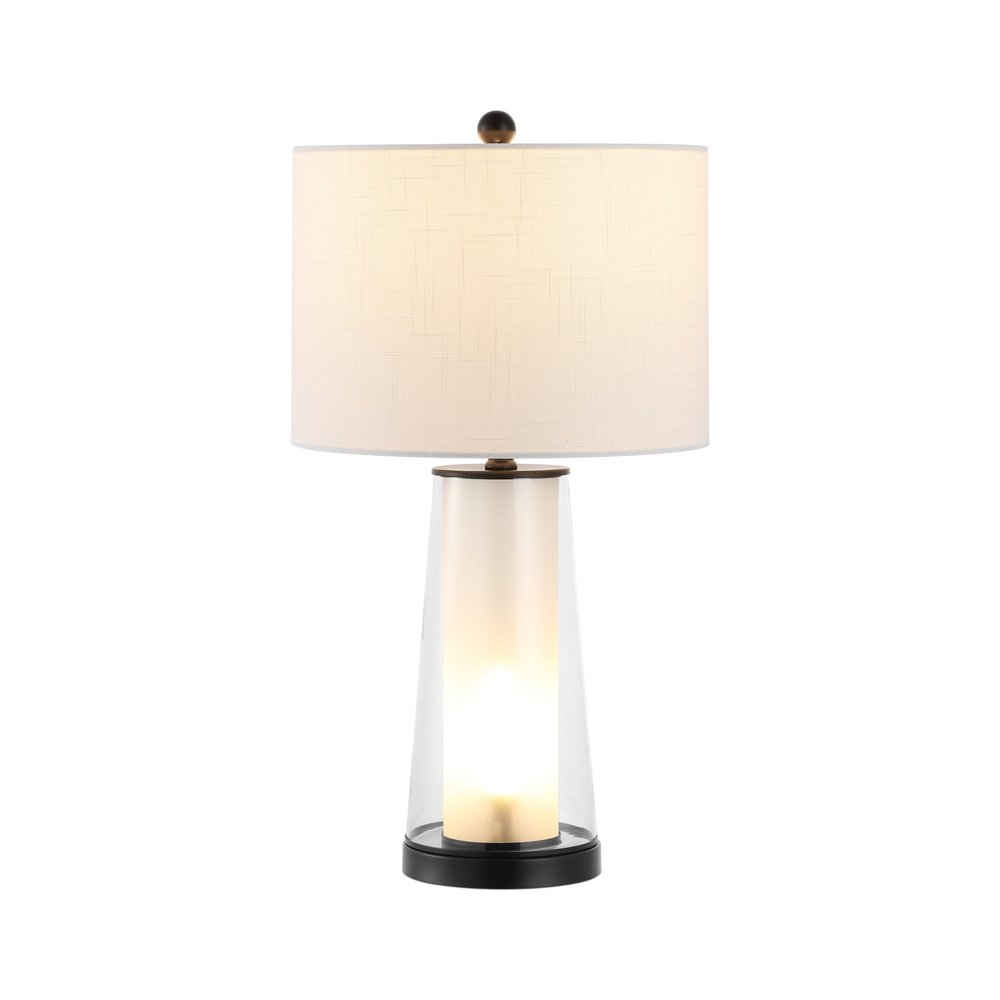 Set of Two 26" Antiqued Bronze Lighthouse Table Lamps LED With Drum Shades