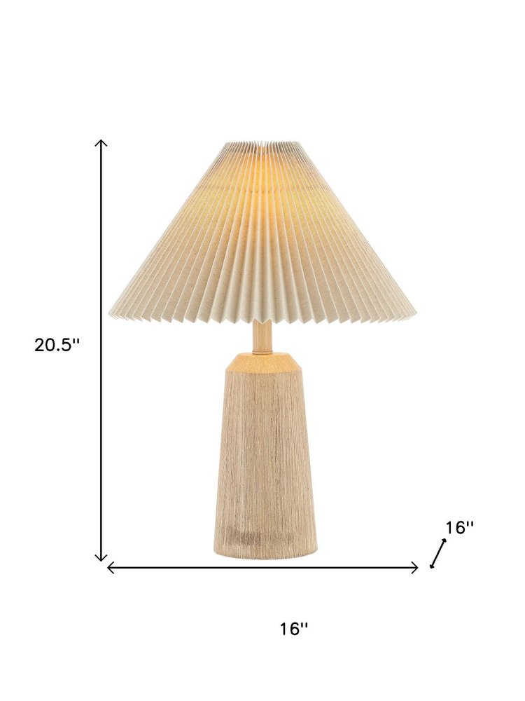 21" Clear Lighthouse Table Lamp LED With Empire Shade