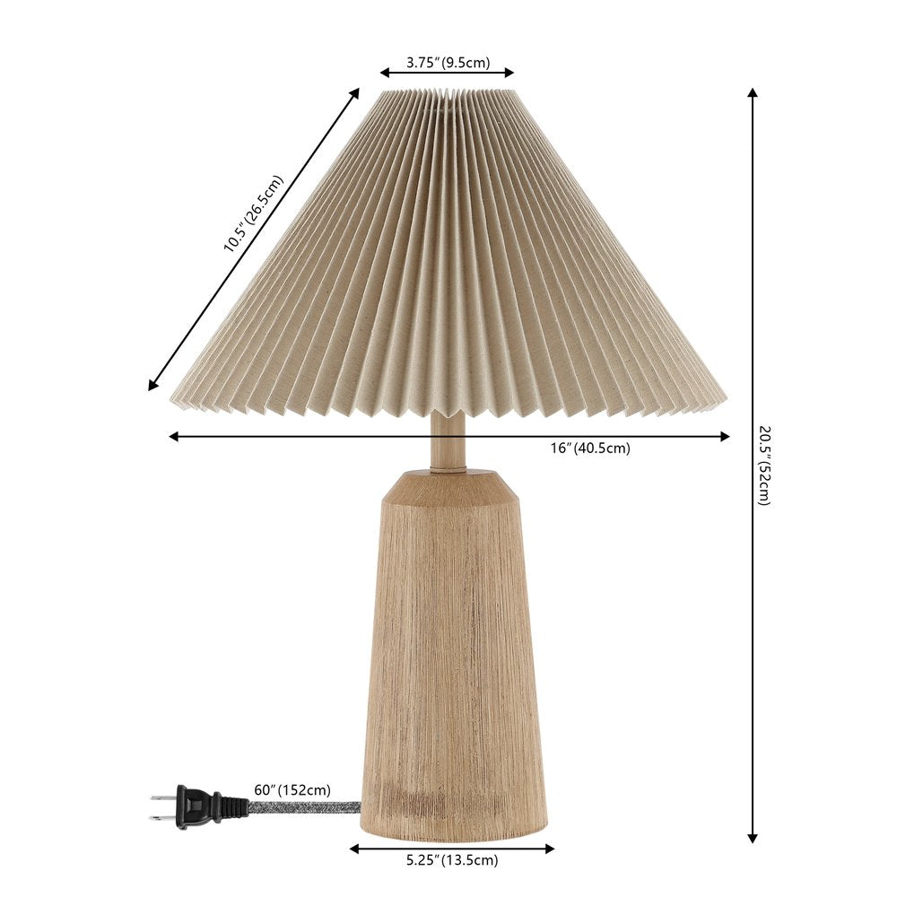 21" Clear Lighthouse Table Lamp LED With Empire Shade