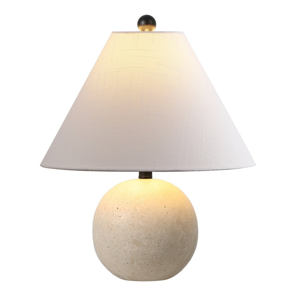 16" Beige Novelty Table Lamp LED With Empire Shade