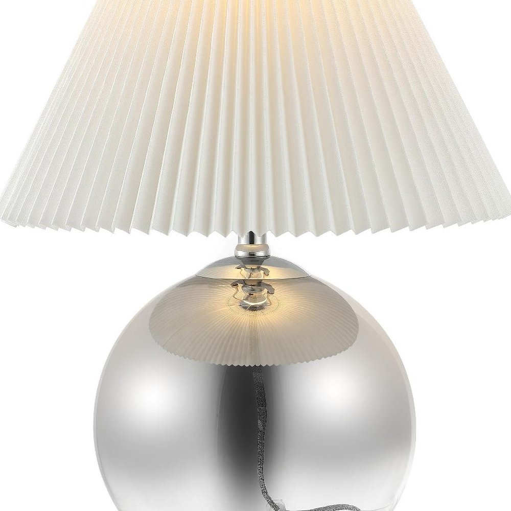 23" Clear Globe Table Lamp LED With Empire Shade