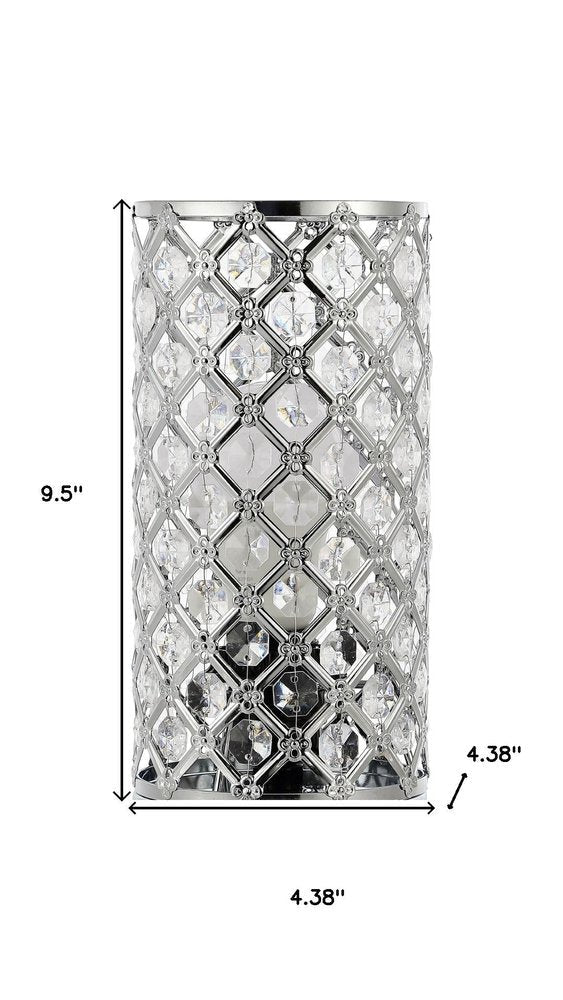10" Silver Desk Lamp LED