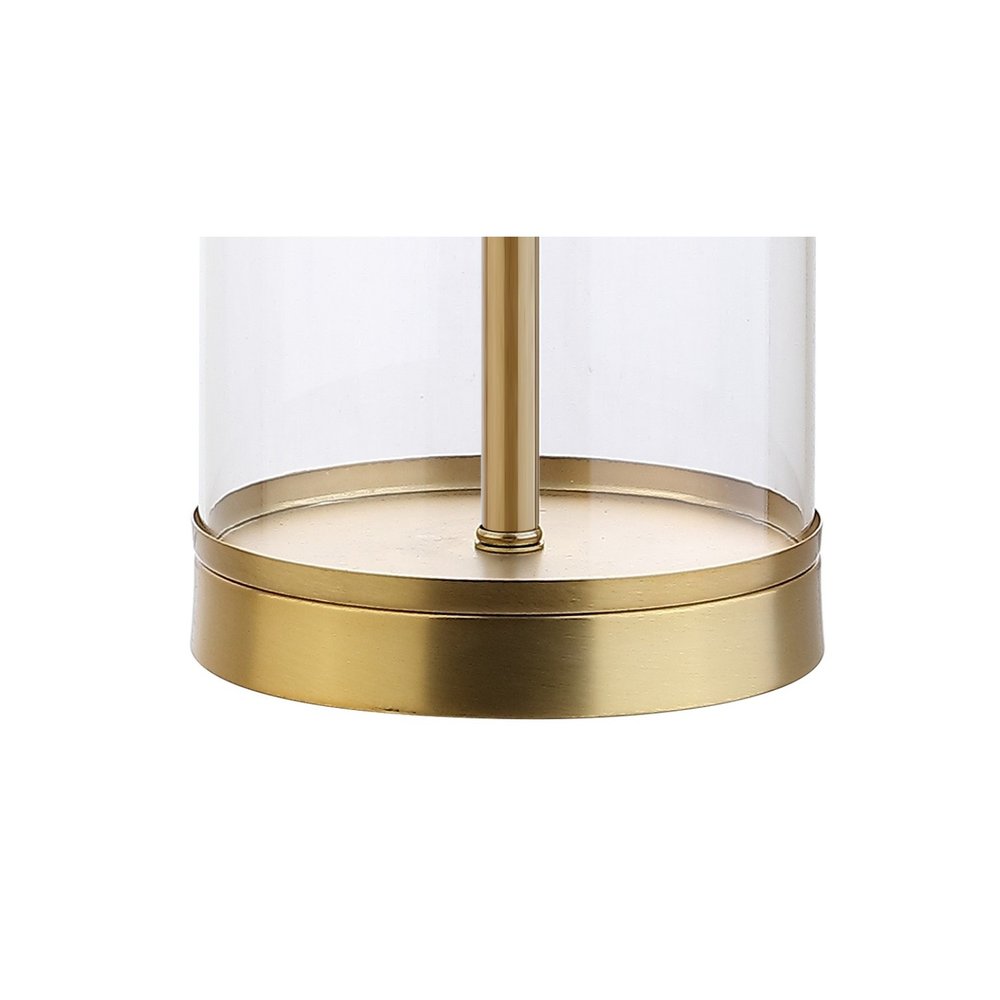 29" Gold Novelty Table Lamp LED With Drum Shade