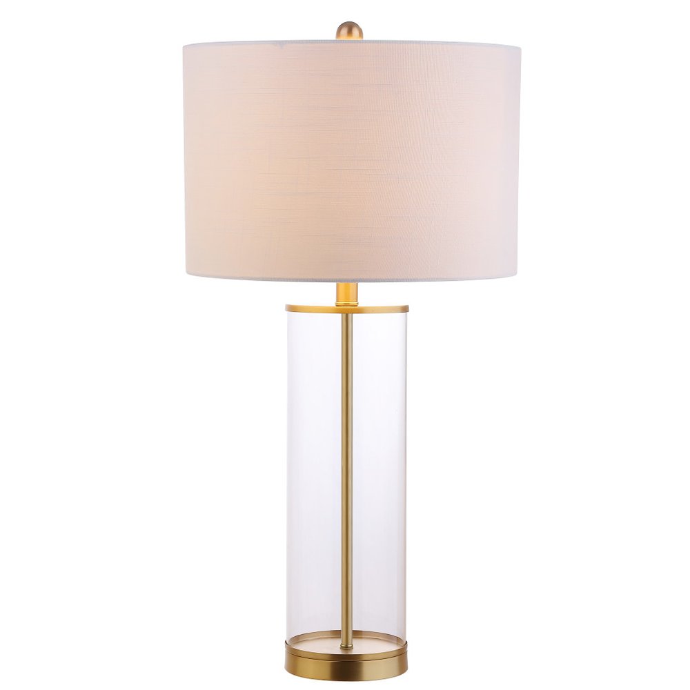 29" Gold Novelty Table Lamp LED With Drum Shade