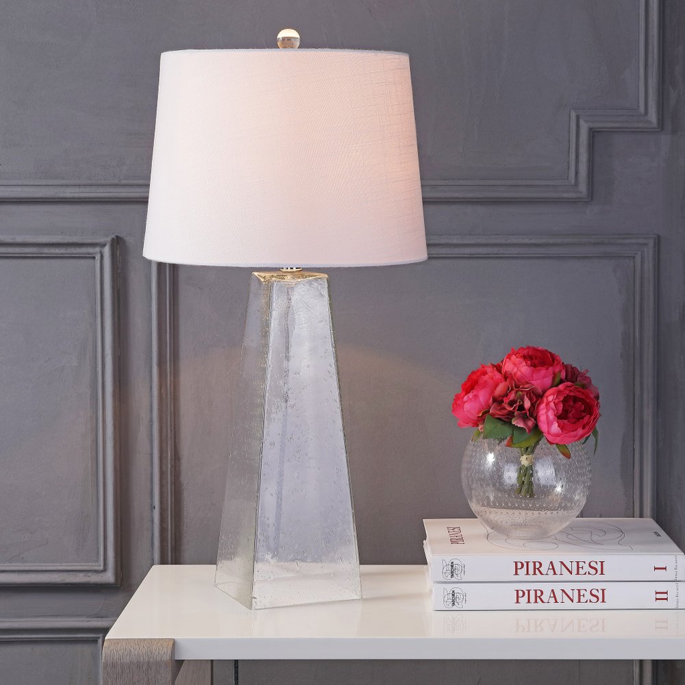 29" Clear Novelty Table Lamp LED With Empire Shade