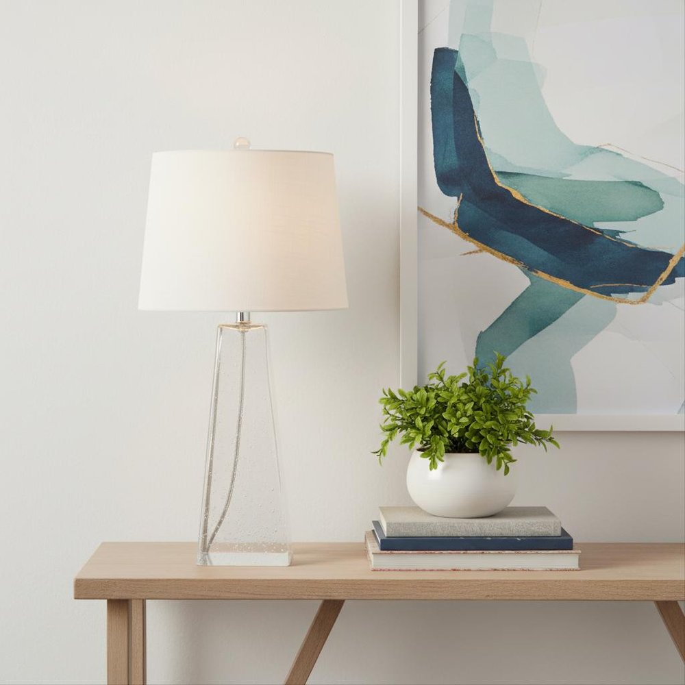 29" Clear Novelty Table Lamp LED With Empire Shade