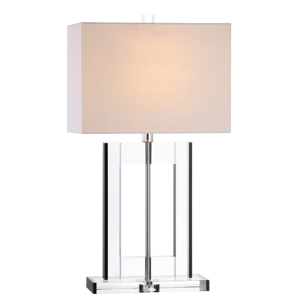 26" Clear Novelty Table Lamp LED With Drum Shade
