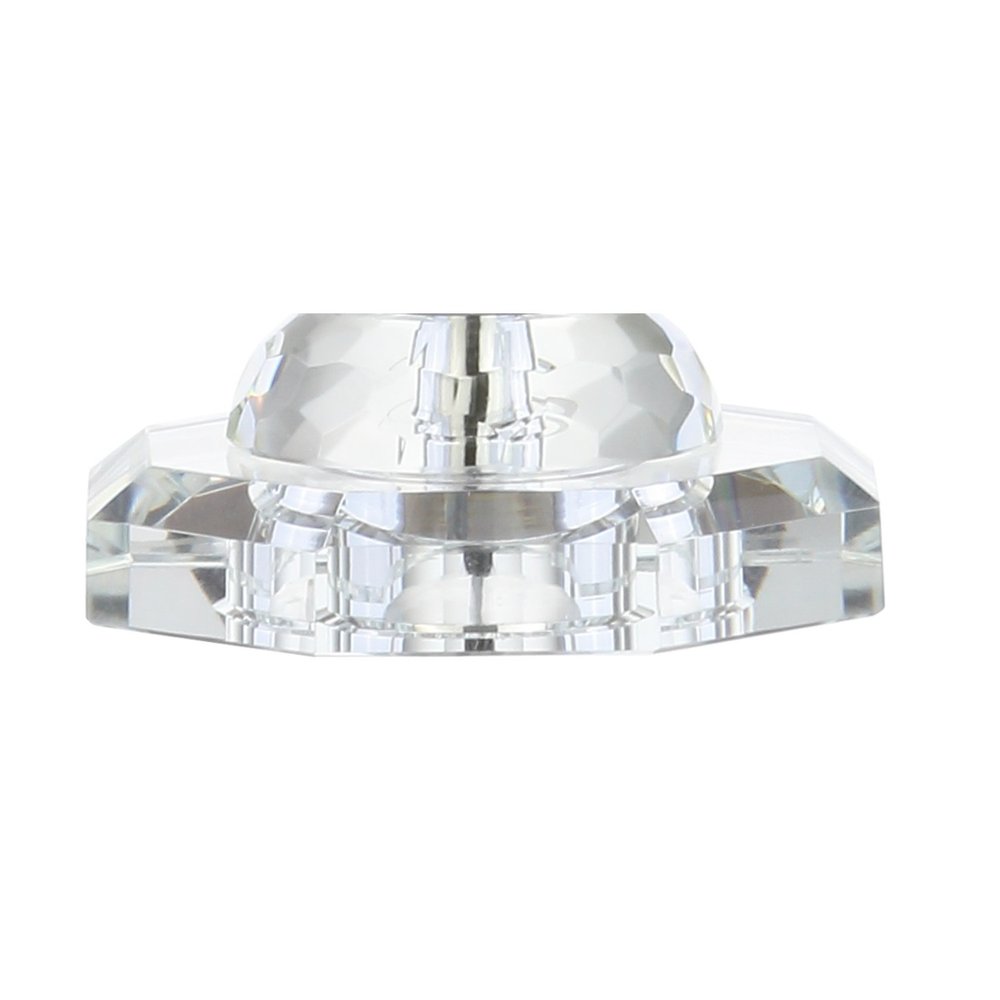 25" Clear Novelty Table Lamp LED With Drum Shade