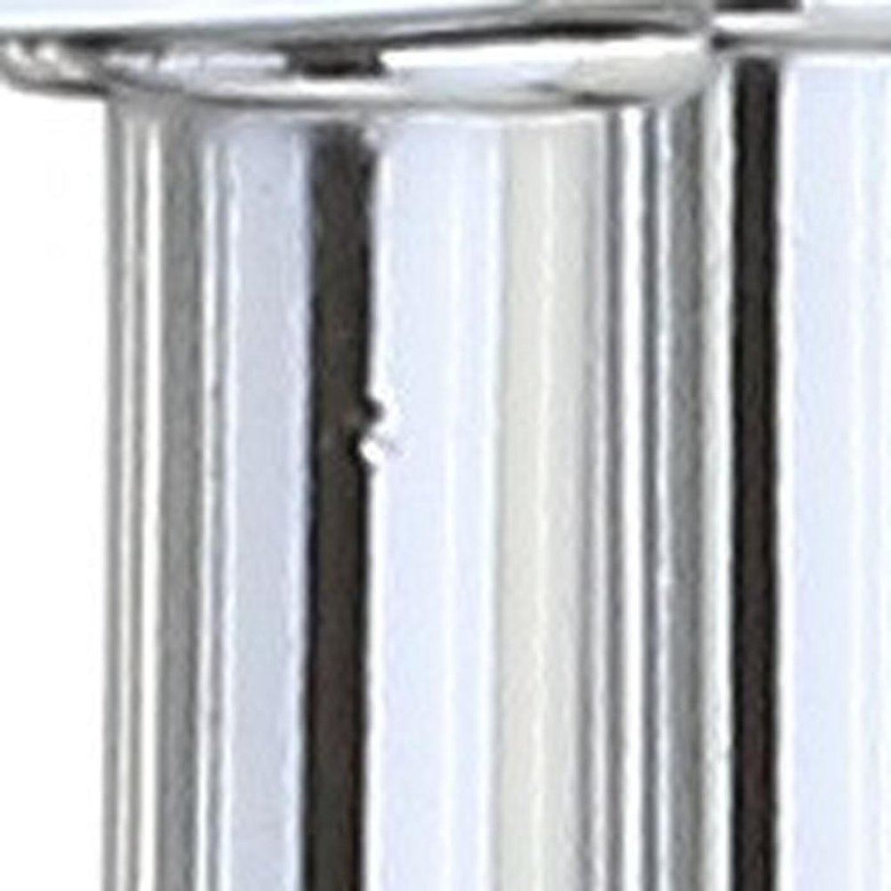 18" Silver Novelty Desk Lamp LED With Empire Shade