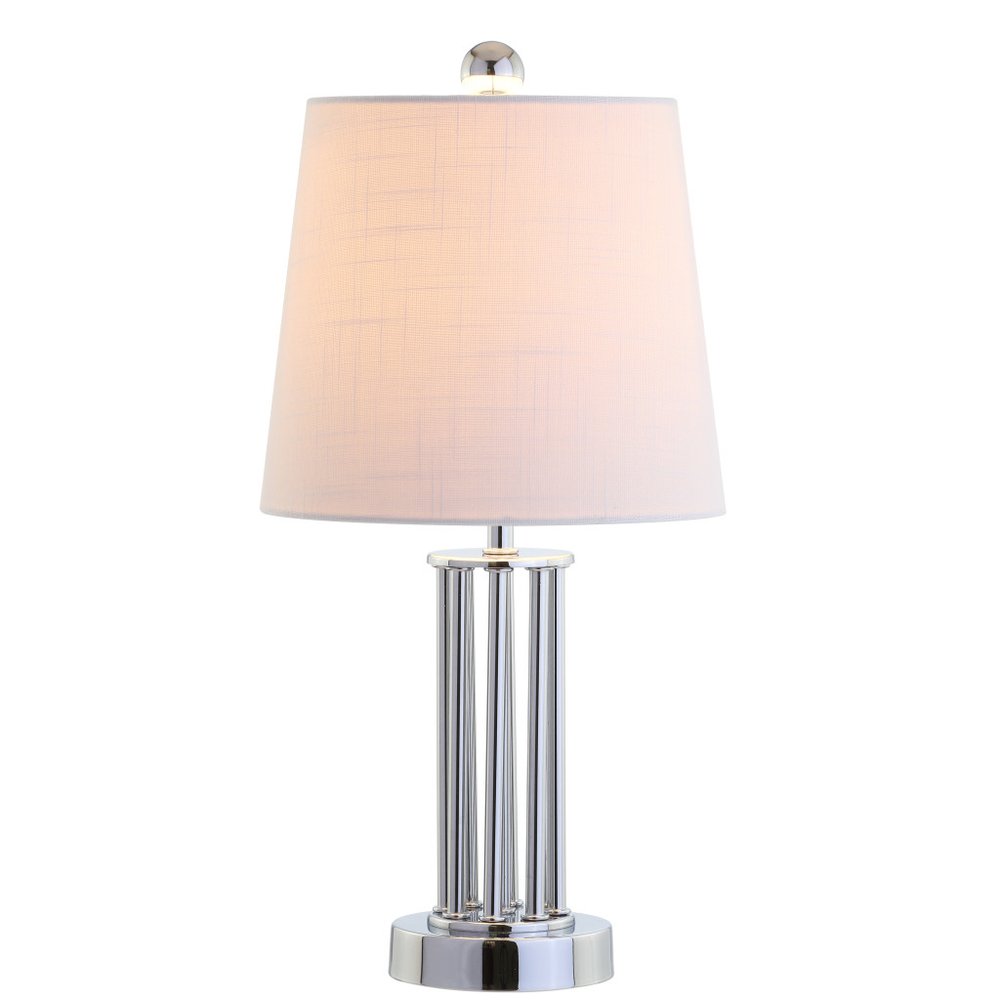 18" Silver Novelty Desk Lamp LED With Empire Shade