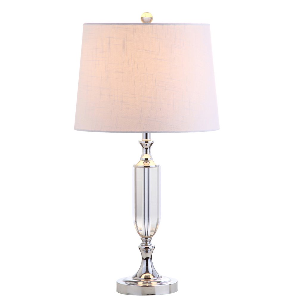 27" Silver Novelty Table Lamp LED With Empire Shade
