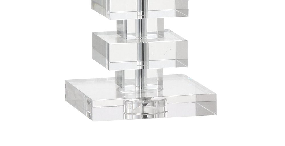 28" Clear Novelty Table Lamp LED With Shade