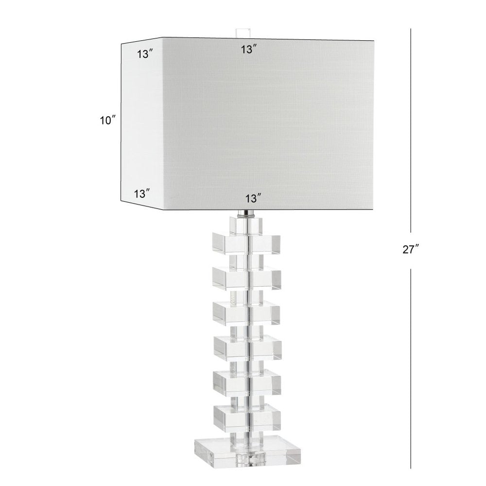 28" Clear Novelty Table Lamp LED With Shade