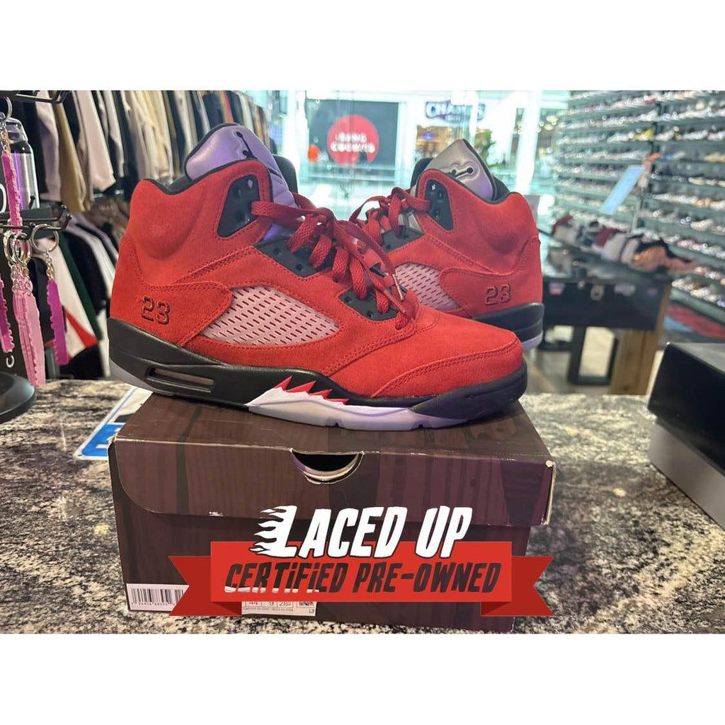 PRE OWNED Jordan 5 Retro Raging Bull Red (2021)