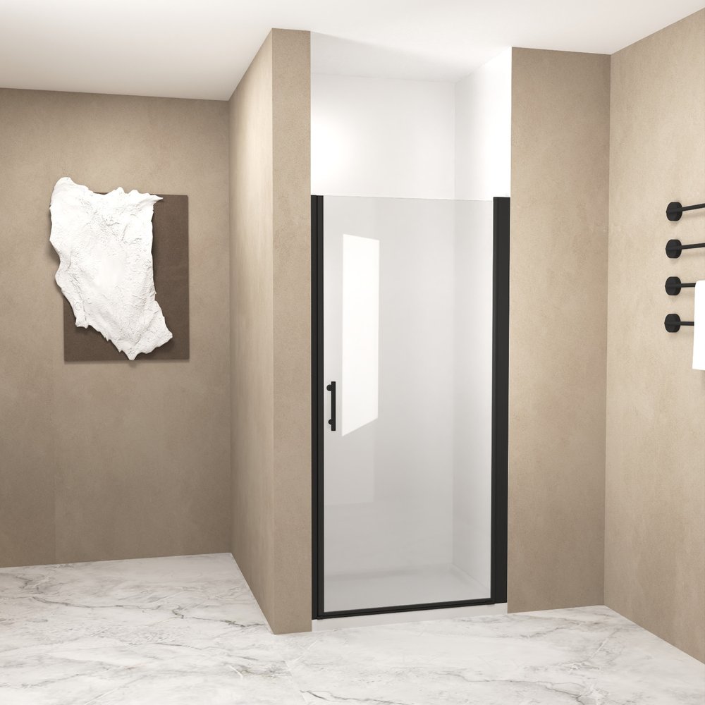 72" X 32" Aluminum and Tempered Glass Shower Door