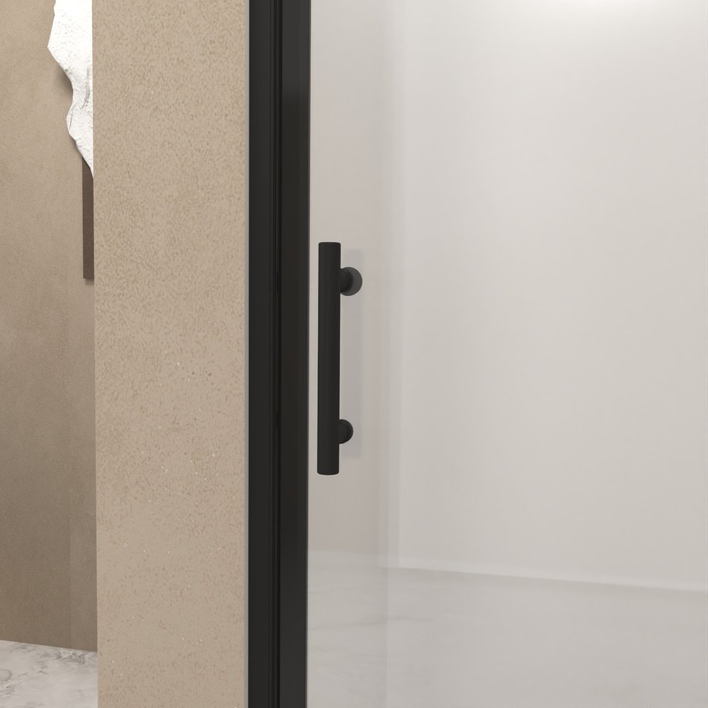 72" X 32" Aluminum and Tempered Glass Shower Door