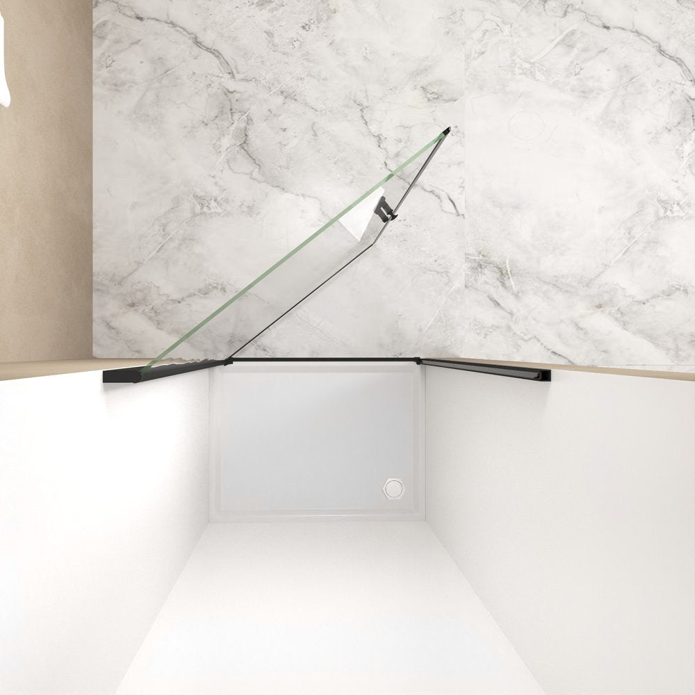 72" X 32" Aluminum and Tempered Glass Shower Door