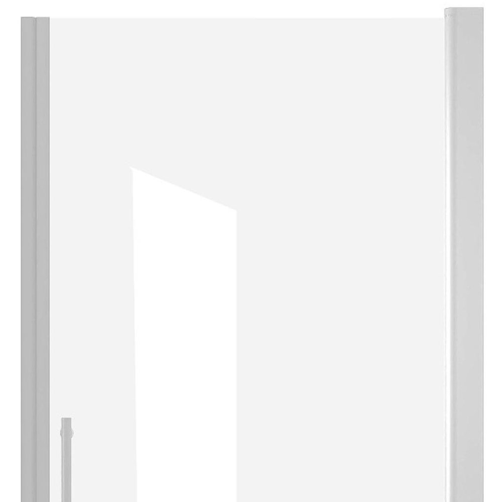 72" X 32" Aluminum and Tempered Glass Shower Door