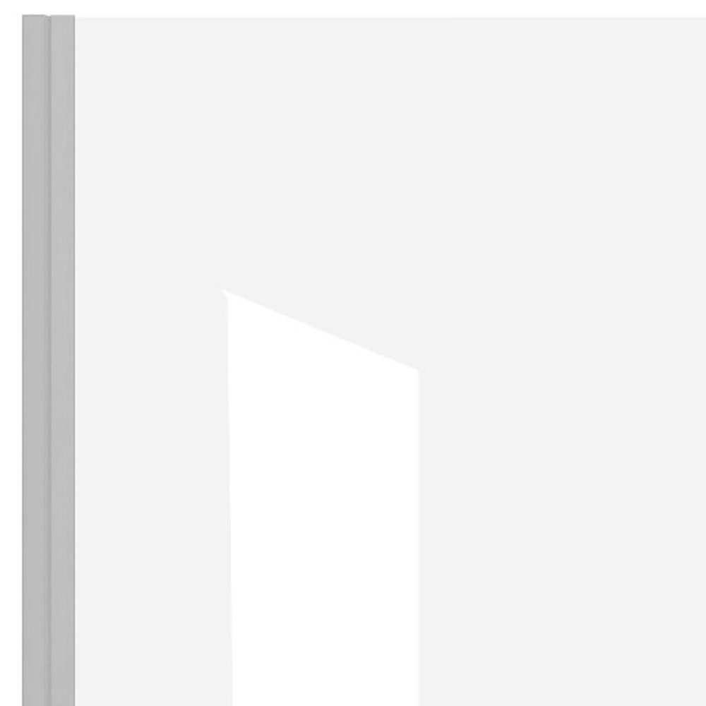 72" X 28" Aluminum and Tempered Glass Shower Door