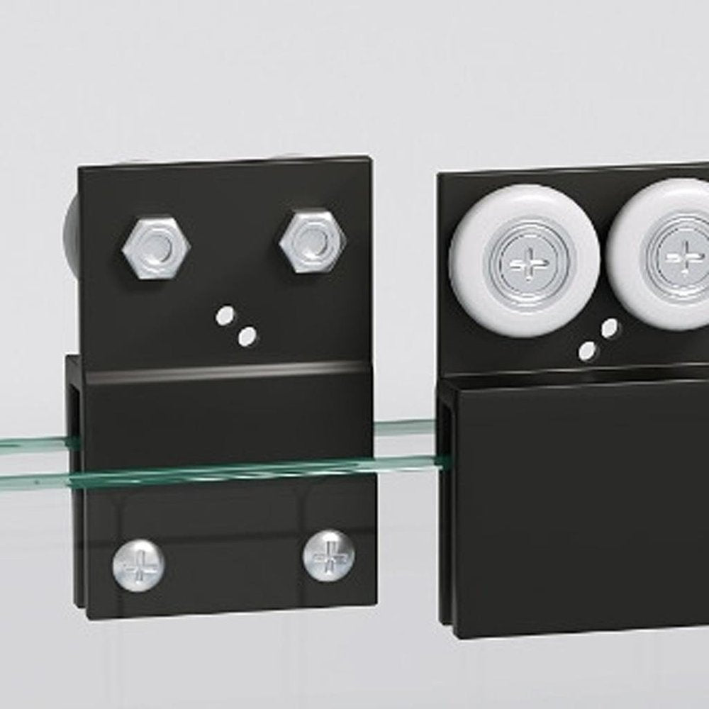 Set Of Two Tempered Glass Shower Doors