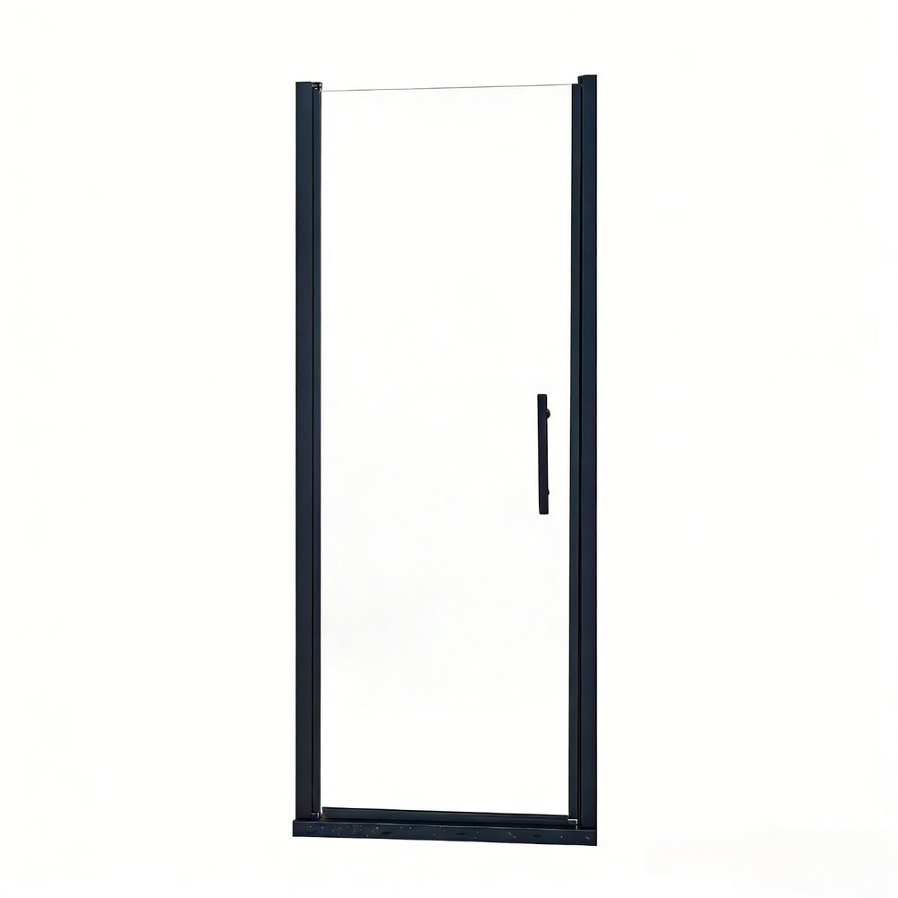 75" X 30" Aluminum and Tempered Glass Shower Door