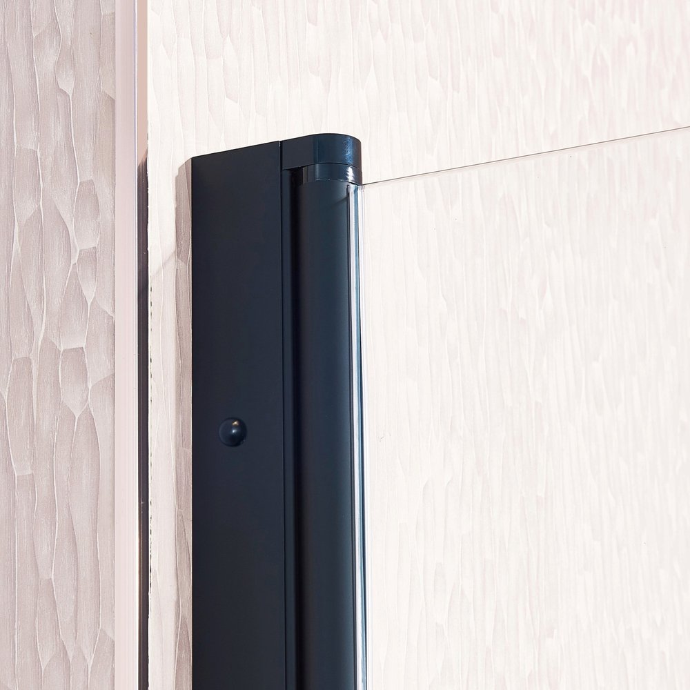 75" X 30" Aluminum and Tempered Glass Shower Door