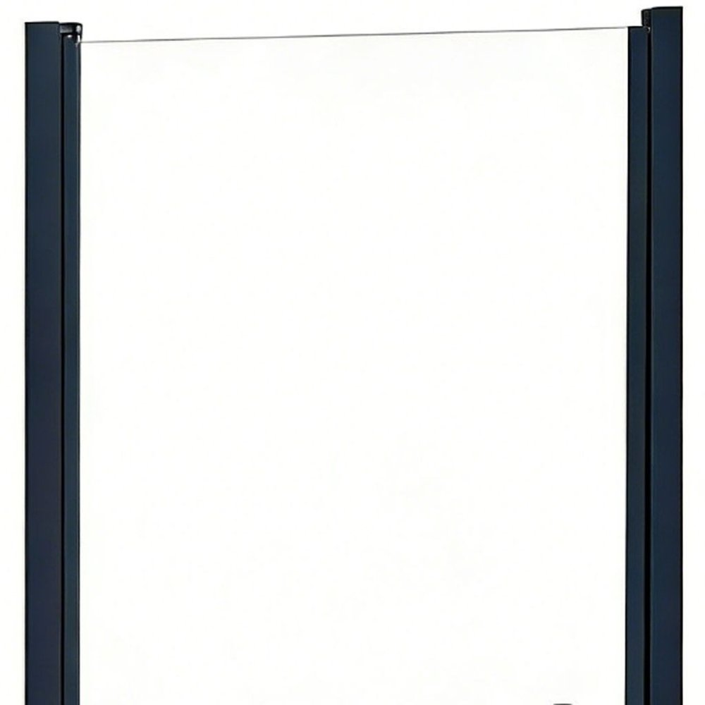 75" X 30" Aluminum and Tempered Glass Shower Door