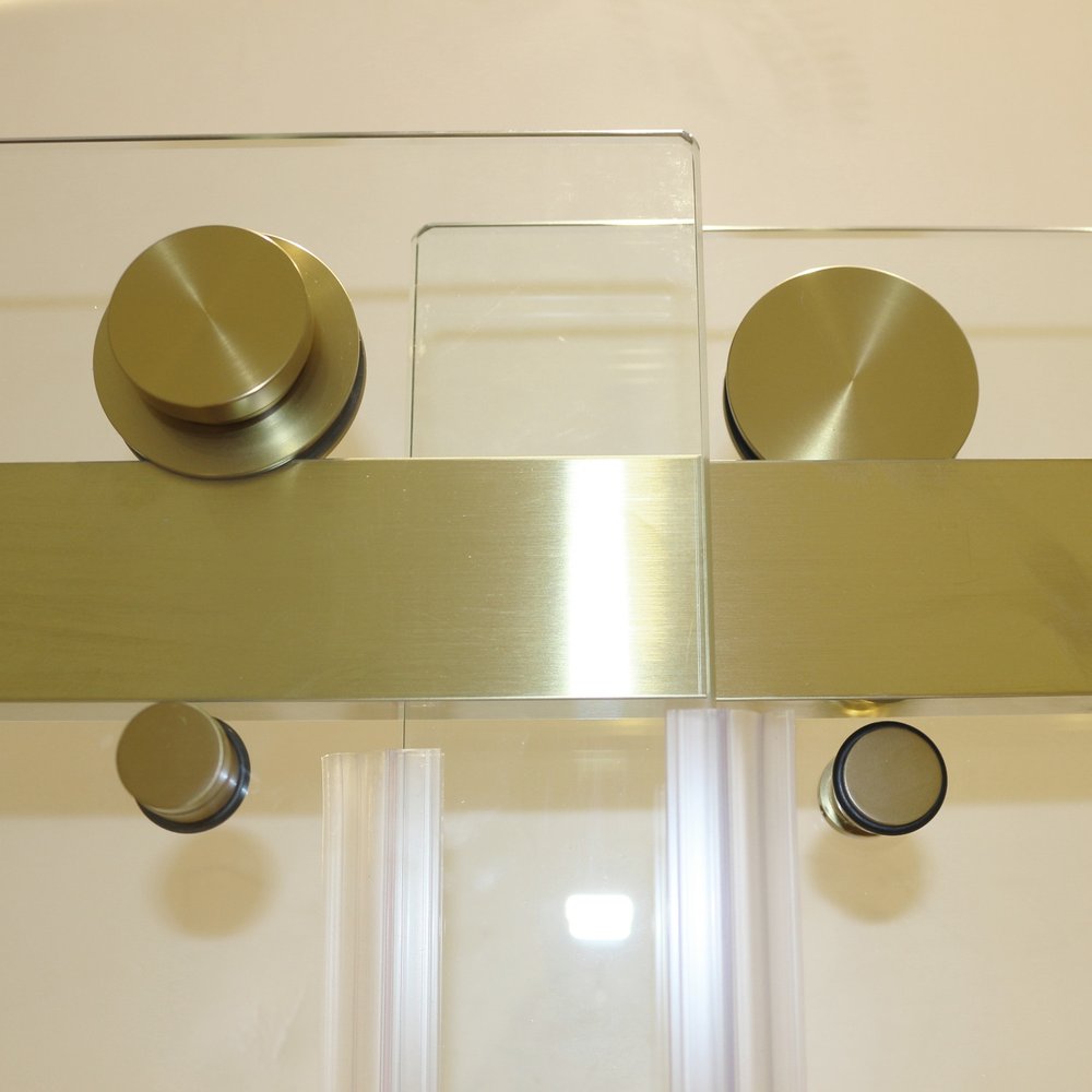 Set Of Two Tempered Glass Shower Doors