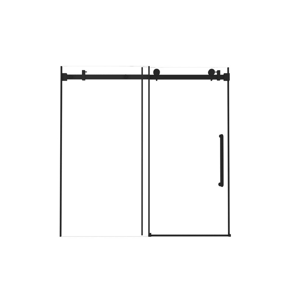 Set Of Two Tempered Glass Shower Doors