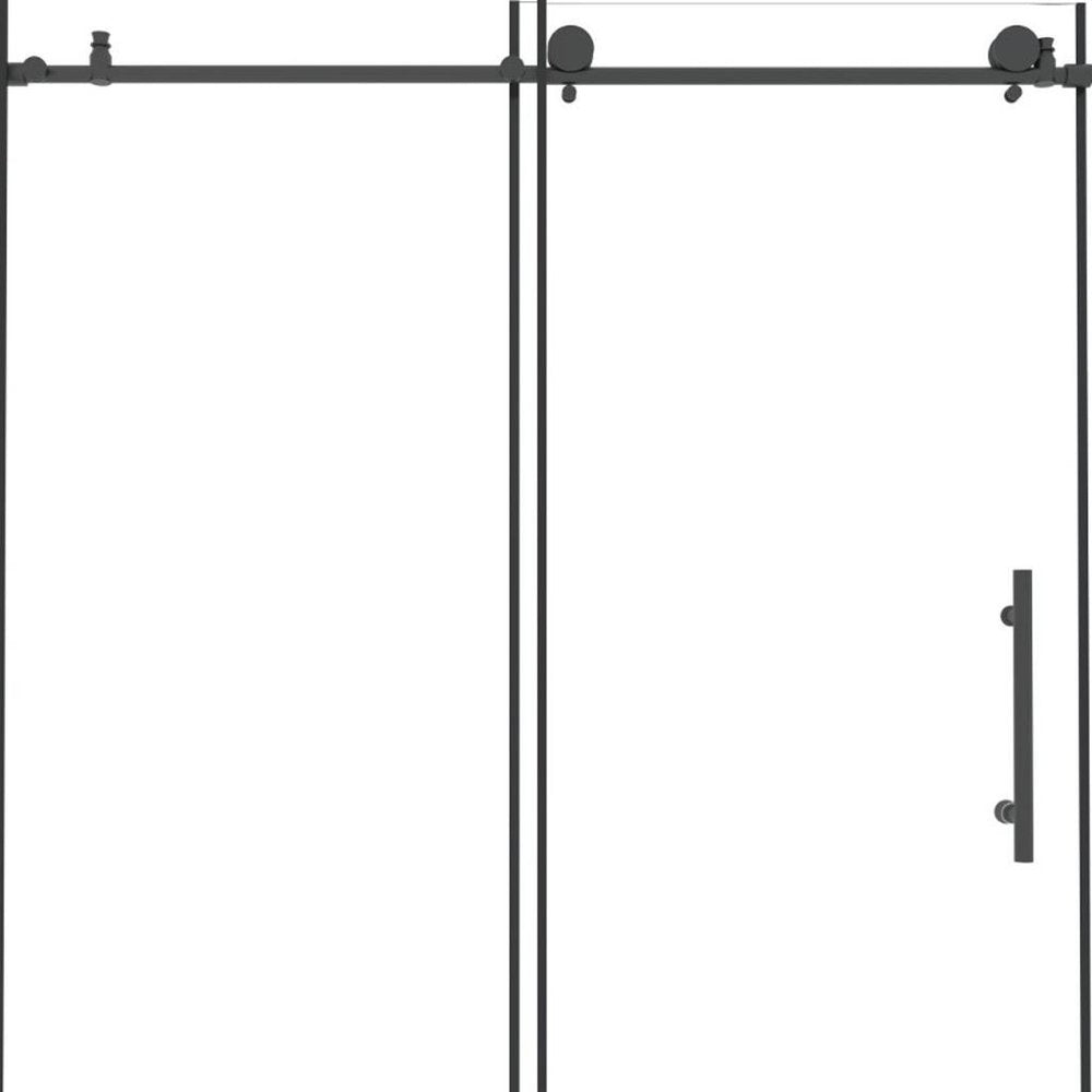 Set Of Two Tempered Glass Shower Doors
