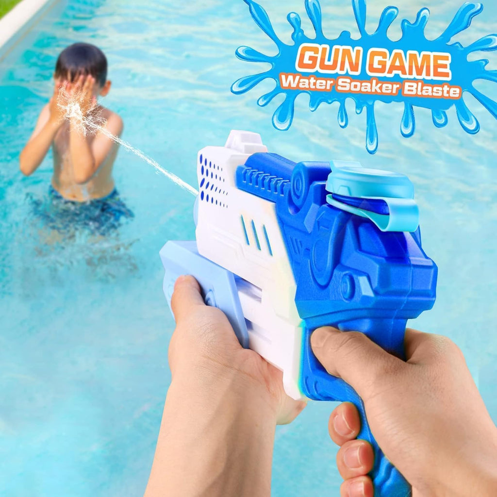 4 Pack Water Soakers for Kids Adults - Super Squirt Water Toy Long Range Water Shooter