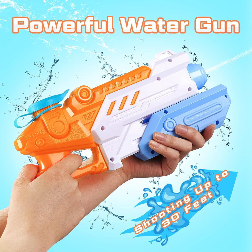 4 Pack Water Soakers for Kids Adults - Super Squirt Water Toy Long Range Water Shooter