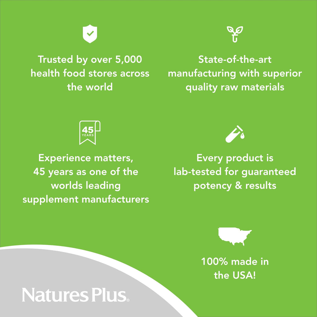 NaturesPlus Vitamin E Chewable - 400 iu, 90 Vegetarian Tablets - Carob Flavor EXP 7/2025