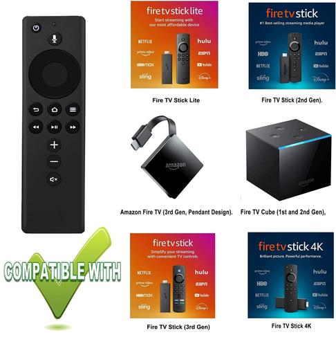 3 replacement remote bundle - 2x Voice Remote & 1x Toshiba TV Remote