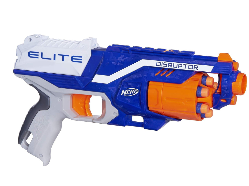 Nerf Disruptor Elite Dart Blaster with 6 Official Nerf Elite Darts