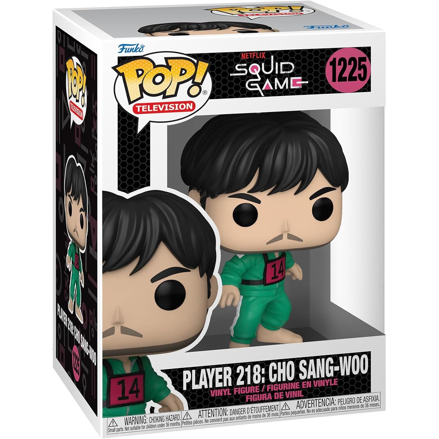 Funko POP TV: Squid Game- Player 218: Cho Sang-Woo, Multicolor