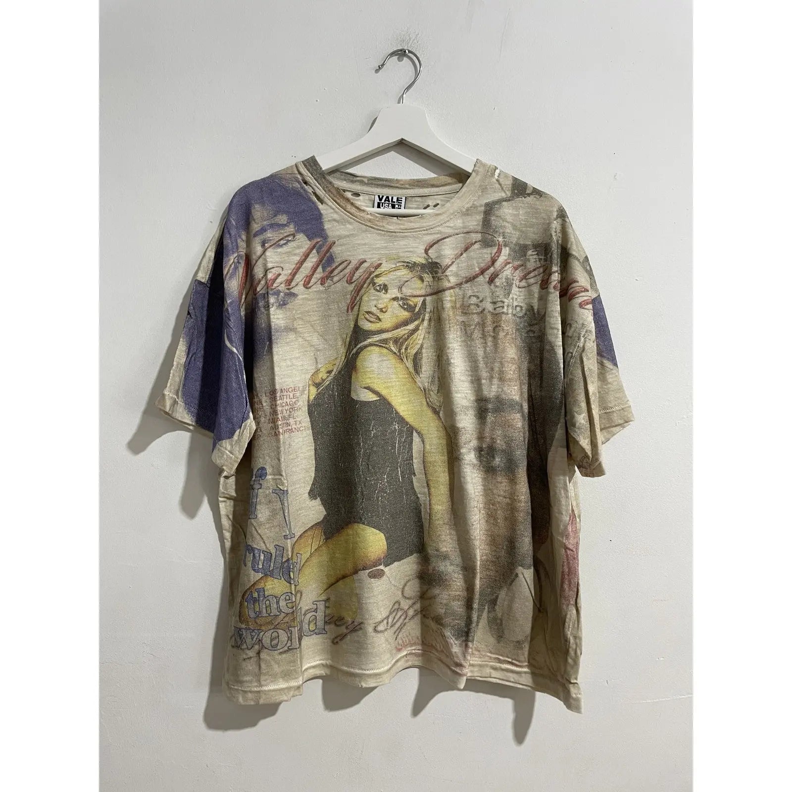 VALE FOREVER CRASH TEE SIZE LARGE NEW