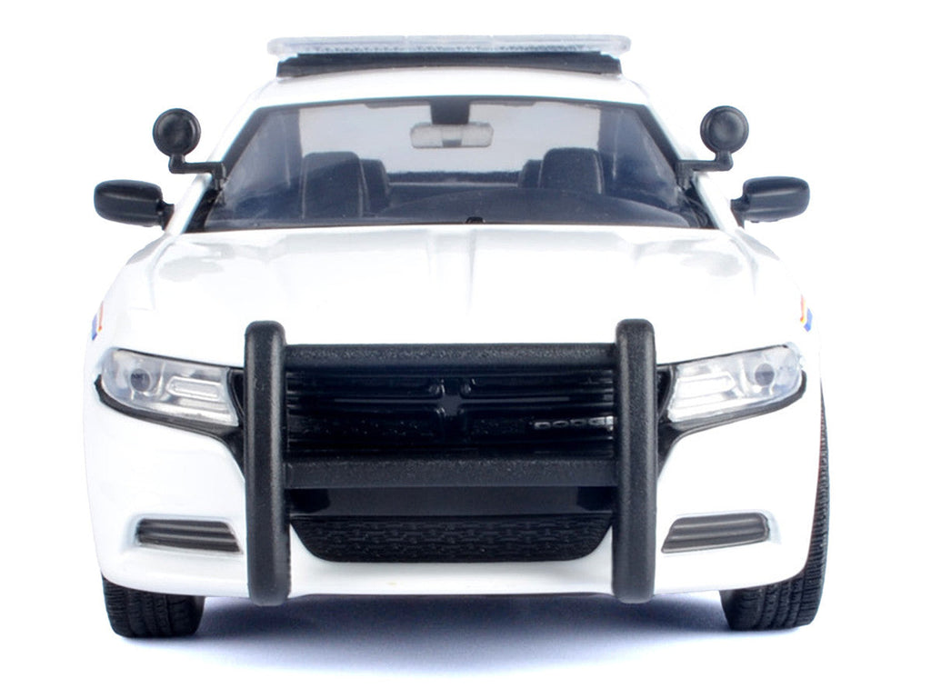 2023 Dodge Charger Pursuit Police Car "RCMP (Royal Canadian Mounted Police)" White "Law Enforcement and Public Service" Series 1/24 Diecast Model Car by Motormax