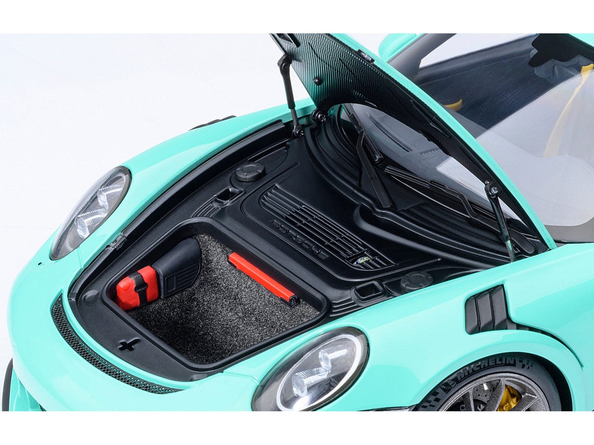 Porsche 911 (991.2) GT3 RS Mint Green 1/18 Model Car by Autoart