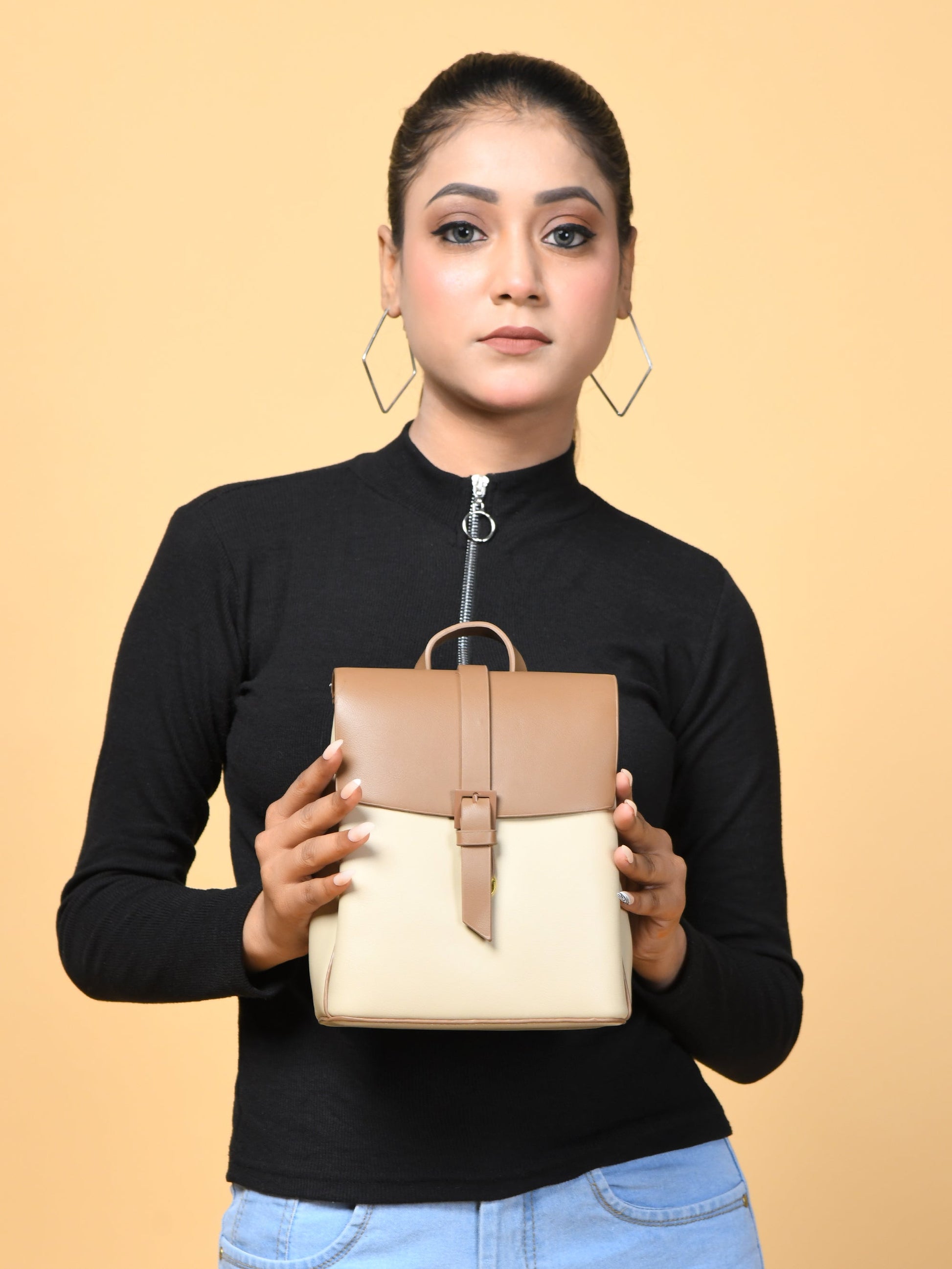Claire Women's Backpack - Brown