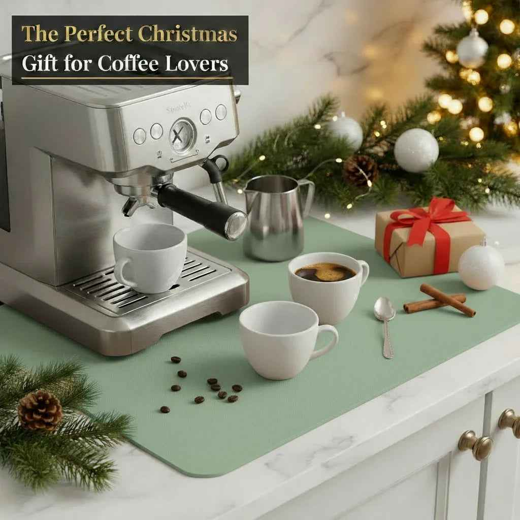 Strabella Coffee Bar Mat - Super Absorbent, Quick Dry, Non-Slip