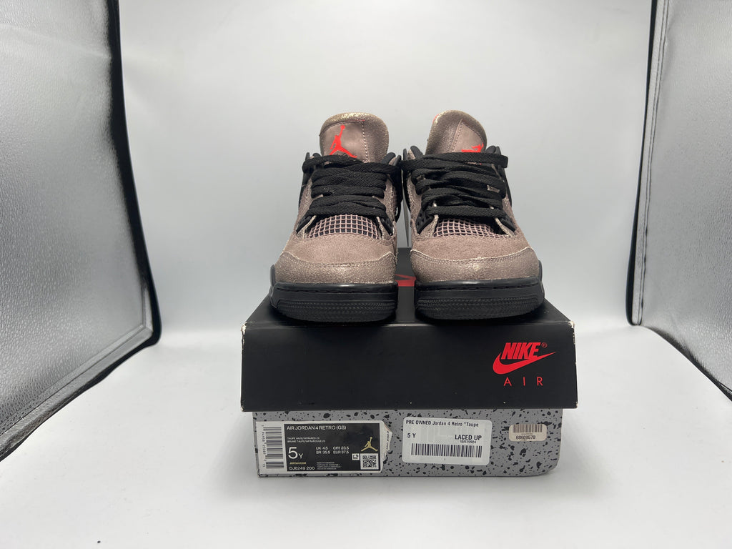 PRE OWNED Jordan 4 Retro "Taupe Haze" (GS)